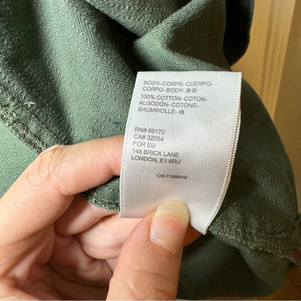 BDG Oversized Canvas Cargo Utility Jacket Size Large - Picture 6 of 8